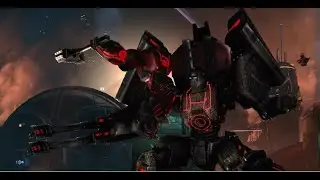 Small violent soldier attacks enormous fighter transformers war for cybertron mod with download