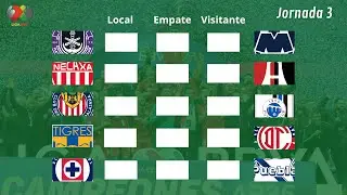 Pron&oacute;sticos: Jornada 3 Liga BBVA MX Clausura 2026