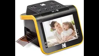 KODAK Slide N SCAN Film and Slide Scanner with Large 5&rdquo; LCD Screen, Convert Color & B&W Negatives