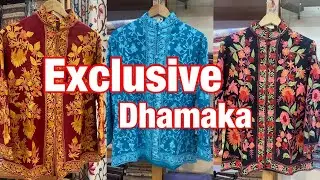 Kashmiri Woolen Short Jackets || Short Embroidered Coats For Ladies