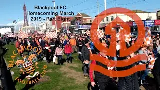 Blackpool FC homecoming fans march back to Bloomfield part 8