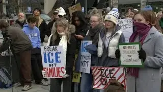Triangle demonstrations protest Minnesota ICE killings in national walkout