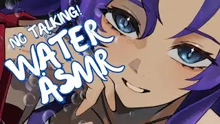 【ASMR】Water ASMR with NO TALKING for Relaxation | Bubbling Hourglasses, Sponges【Promisu EN】