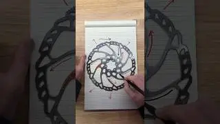 Почему тормозные роторы расположены задом наперёд? #mtblove #bikehacks #mtbbikes