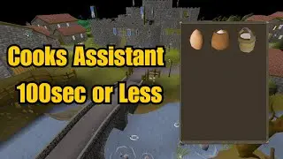 Cooks Assistant In 100 seconds or less QUICK OSRS