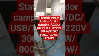 Portable Power Station Outdor camping&nbsp; AC/DC/USB/TYPE-C 220V 300W/500W/800W/1200W/1700W &lrm;