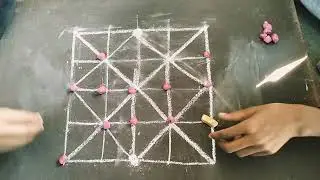 Lion and goats  16 beads and 1 lion , challenge game , village style game, play with childrens