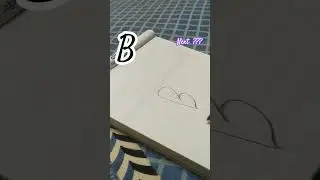 letter B #art #pencildrawing #pencildrawing #drawing #drawing #pencilportrsit #pencilportrsit