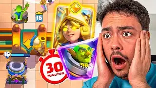 Halfuur Pushen met Mortier op Clash Royale!!