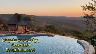 Magadzavane Lodge Swaziland | Mesmerizing Sunset | Breathing taking view | ft. Amal