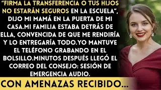 Mi mamá amenazó a mis hijos para forzar la transferencia de la empresa —El audio llegó a nueve...