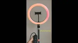 RING LIGHT RGB RAINBOW LED 26CM