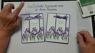 Inspiring Iris Card with Cut Out