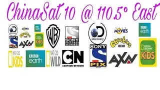 ChinaSat 10 @ 110.5&deg; East#chinasat2020#fta#