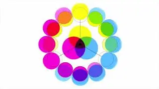 CMY tertiary color wheel