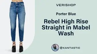 Porter Blue Rebel High Rise Straight in Mabel Wash Review