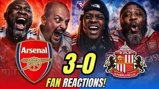 Arsenal Fans React to Arsenal 3-0 Sunderland | Premier League Fan Reactions