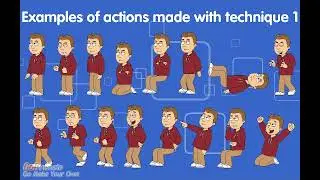 GoAnimate Tutorial: Combine Actions and Facial Expressions for Comedy World Characters