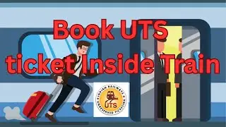 How to book UTS ticket Inside Train