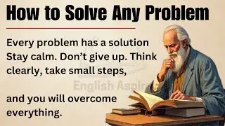 How to Solve Any Problem in Life 🔥 | Think Clearly, Stay Strong, Win Every Time | Graded Reader ✅