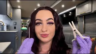 [ASMR] Прокалываю тебя в твоём гастрольном автобусе 💉 | 2 пирсинга | Мягкий голос