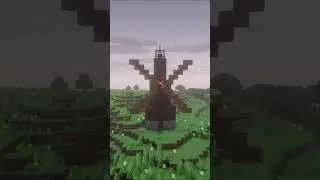 Finishing a Windmill in the Rain ☔️🌦 Minecraft | Foxglove Hollow