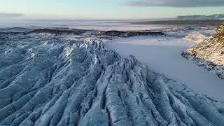 [raw drone view] &Ouml;r&aelig;faj&ouml;kull Glacier | Southeastern Iceland 🇮🇸 | Part 10