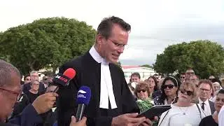 Staatsbegrafenis Henny Eman 1e Premier van het land Aruba(begraafplaats)