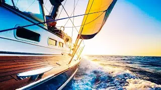 Relaxing Boat Ride Sailing Boat Sounds on the Sea Relaxing, Soothing, Sleeping, Meditation, study