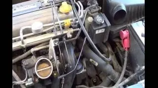 2002 Pontiac Grand Am 2 2L Ecotec Throttle Body Cleaning