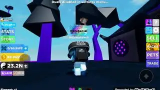 Grinding for dark element island