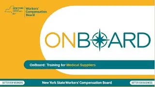 OnBoard Training for Medical Suppliers