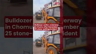 Rajasthan: Bulldozer action underway in Chomu after December 25 stone-pelting incident