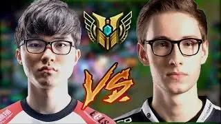 BJERGSEN VS FAKER | MIDLANE GODS | BEST MIDLANER ? | #LeagueOfLegends
