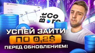 Bitcore Network | токен BET | Успей зайти по 0,2$❗️