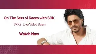 On The Sets of Raees with Shah Rukh Khan | Live on #fame