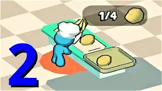 👨&zwj;🍳 My Mini Kitchen 🍟 GAMEPLAY Part 2 NEW Kitchen 2 (Android, iOS)
