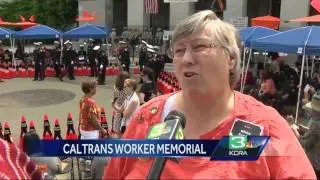 Caltrans honor workers killed on job during ceremony