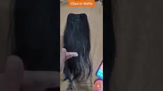 Clip in Wefts, Easy to Use, More Comfortable & Provides Freedom of Hair Styling With Volume & Length