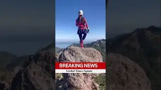 😱 Chinese Tourist Falls Off Cliff While Trying to Snap the Perfect Photo! 📸🧗&zwj;♀️