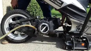 GY6 Engine Removal / Outside Components / 180cc Build / Hope's Comeback