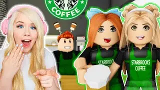 I GOT A JOB AT STARBUCKS IN BROOKHAVEN! (ROBLOX BROOKHAVEN RP)