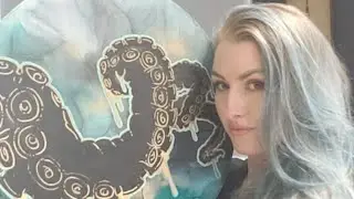 Today, I'm Marcy! Octopus On Alcohol Inks!!!