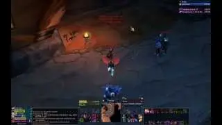 70 T6 Warlock vs 60 T3 twink Rogue