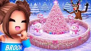 We Built The CUTEST CHRISTMAS BASE In 99 Nights In The Forest!