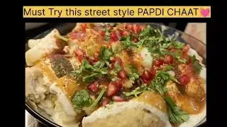 Khasta Papdi Chaat Recipe 😋 | Street Style Chaat at Home 🔥papdichaat #chaatrecipe #indianstreetfood 