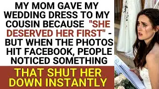 My Mom Gave My Wedding Dress to My Cousin — Until Facebook Noticed Something Shocking