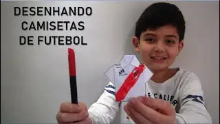 Canal do Gu ! - Desenhando Camisetas de Futebol - Dobradura e Pintura