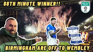 LIMBS and CHAOS as BIRMINGHAM are off to WEMBLEY | Birmingham City 2-1 Bradford City