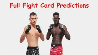 UFC Vegas 110: Garcia vs Onama Full Fight Card Predictions
